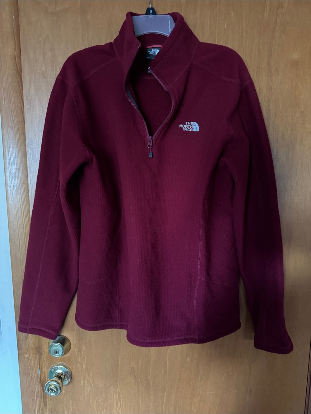The North Face Deep Burgundy Half-Zip Fleece